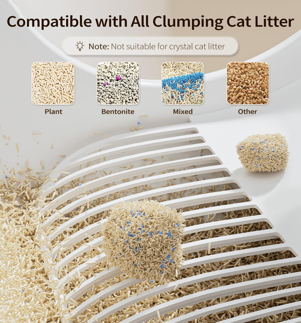 60L Smart Self-Cleaning Cat Litter Box